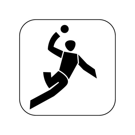 Grafik: Icon für Sportart Handball