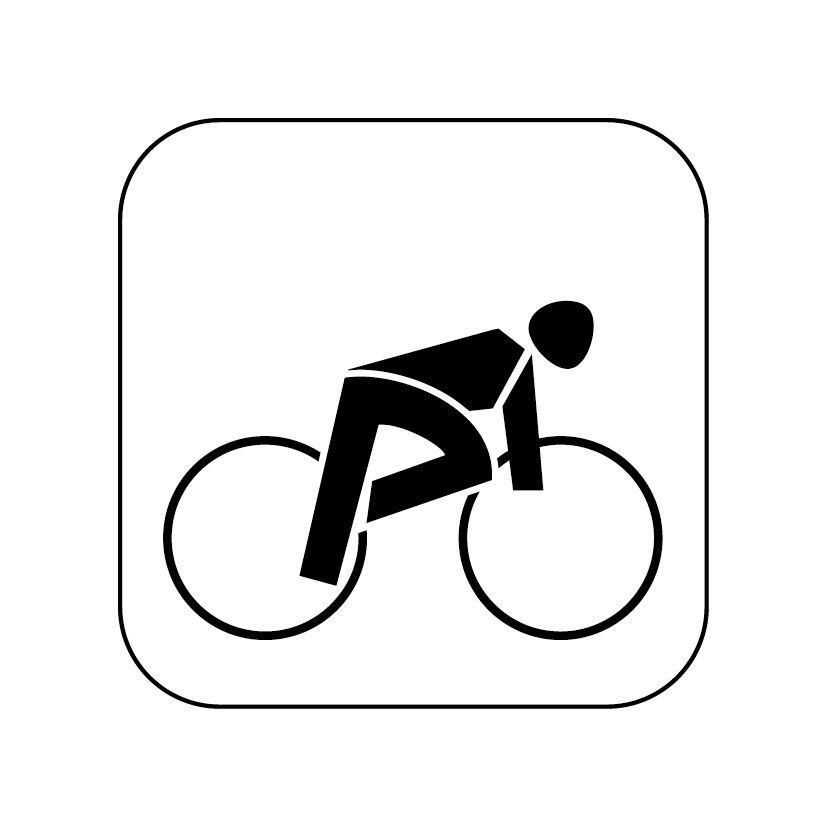 Icon: Sportart Radfahren.