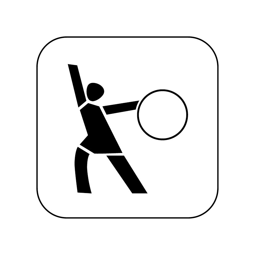 Grafik: Icon für die Sportart Rhythmische Sportgymnastik