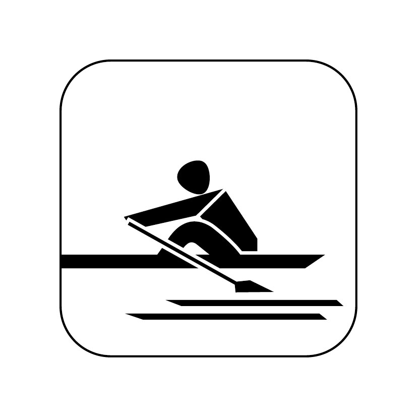 Icon: Sportart Rudern.
